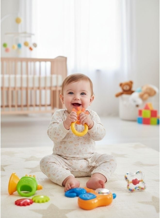 ZEESQUARE Baby Teether Toy Rattle Set - Image 4